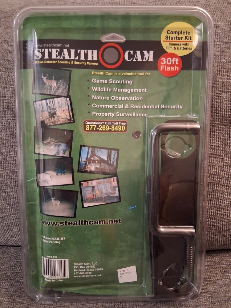 Stealth Cam Motion Detector Scouting & Security Camera Complete Starter Kit New