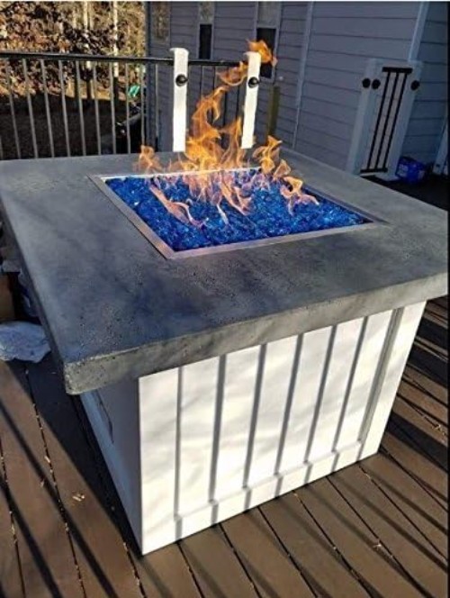 All-in-One Propane Gas Fire Pit Ignition System Kit Includes Electronic Ignit...