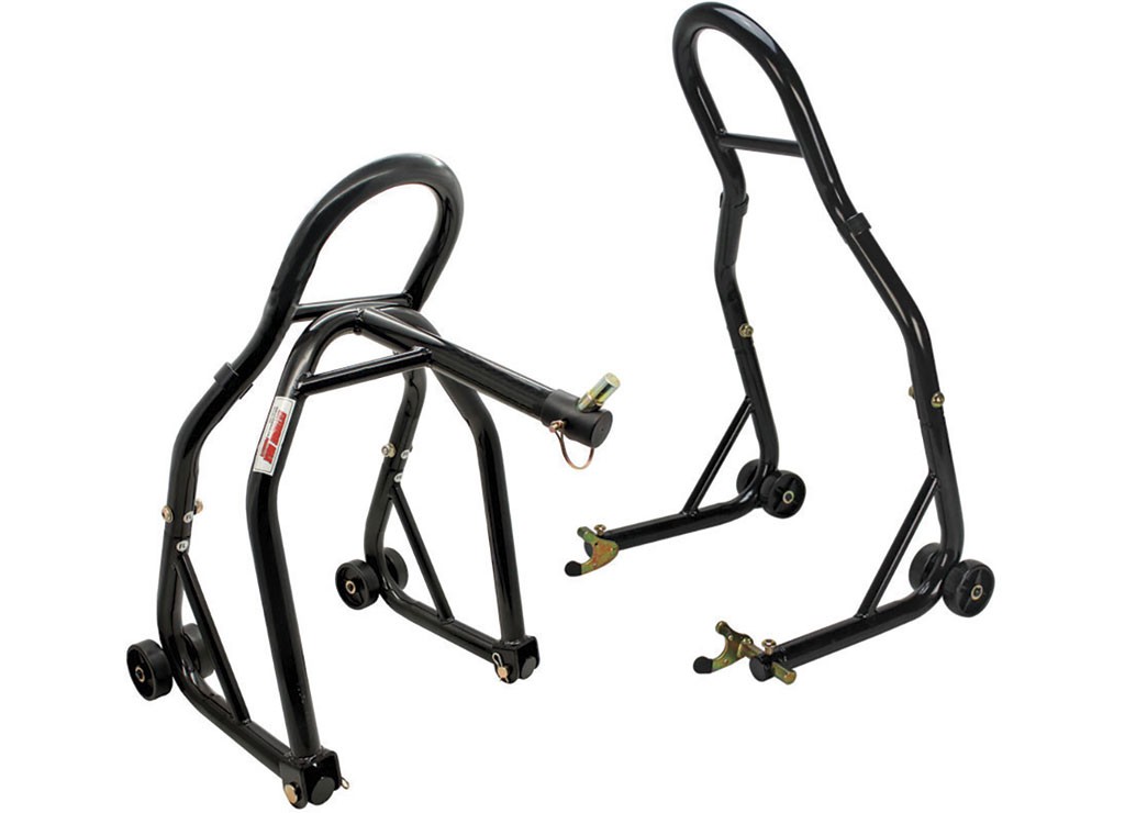 Extreme Max 5600.3223 Sport Bike Front/Rear Spool-Style Lift Stand w/Triple Tree