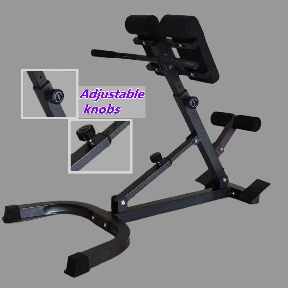 Roman Chair Adjustable Back Hyperextension Bench Machine Multi-Functional Bench