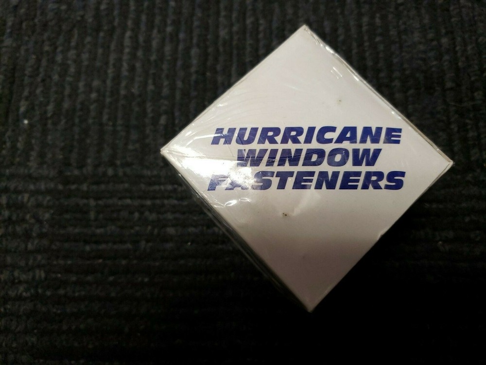 HURRICANE WINDOW FASTENERS