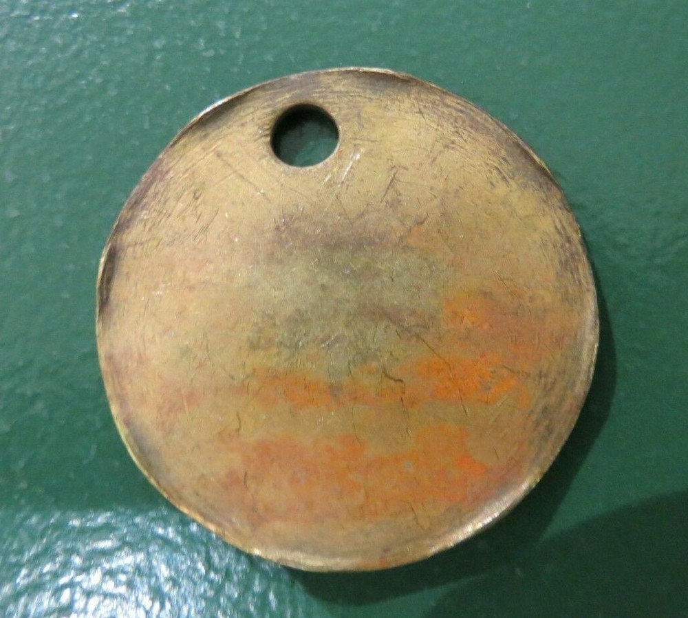 Colliery Pit Check Tally - marked Kellingley 3594