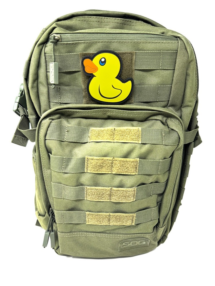 Rubber Ducky PVC Morale Patch - Funny Hoop and Loop Tactical Patch