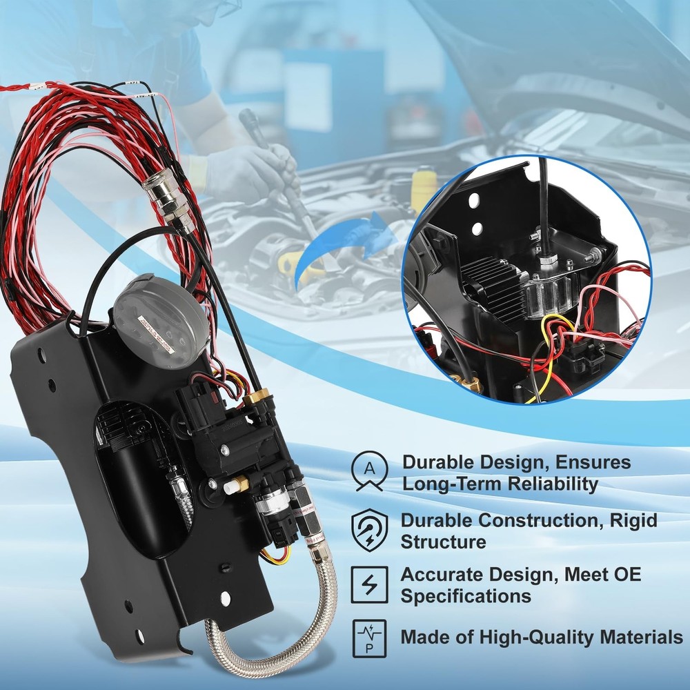 25980EZ Wireless On Board Air Compressor System, Air Spring Compressor Kit, w...