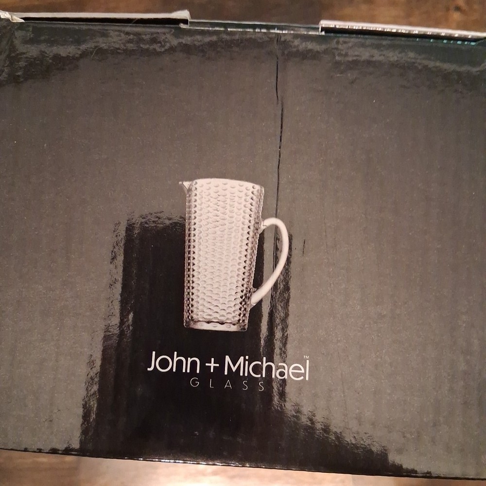John + Michael Glass Pitcher 60oz