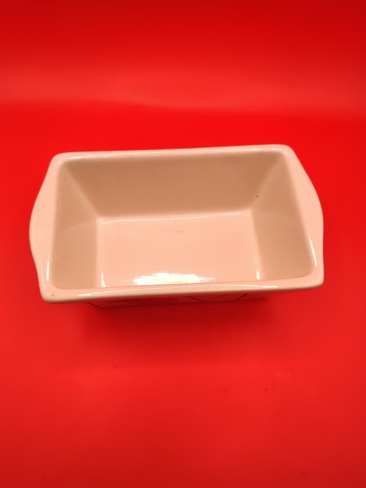 Nantucket Mini Ceramic Baking Loaf Dish - LOVE & Apples Pattern