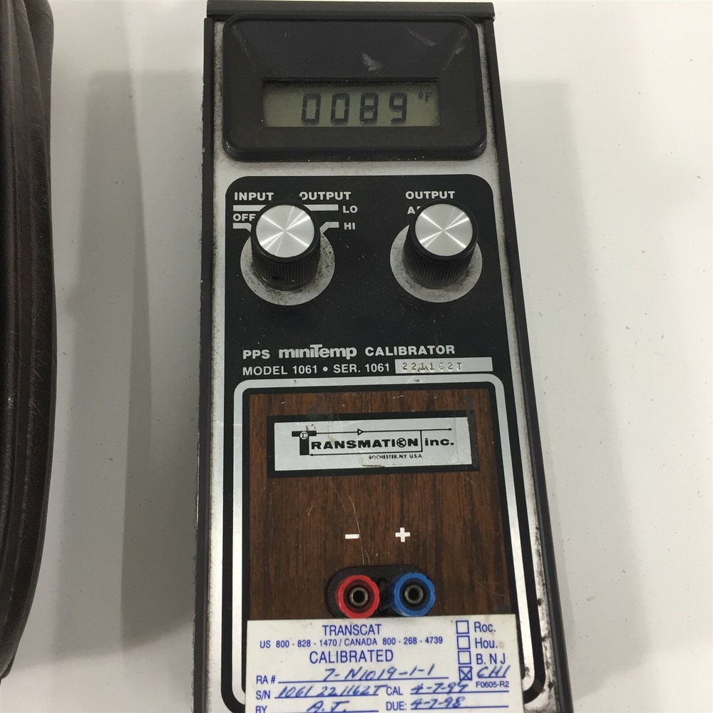 Transmation PPS MiniTemp Calibrator Model 1061