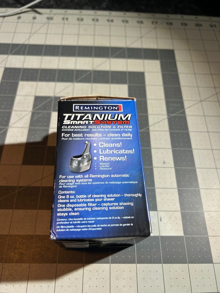 NOS Remington CC-100 Titanium Smart System Cleaning Solution & Filter