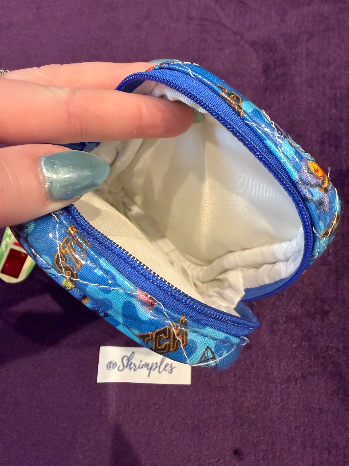 DISNEY STITCH Miniature Purse Wallet Bag Zipper Case Lilo & Stitch NEW With Tags