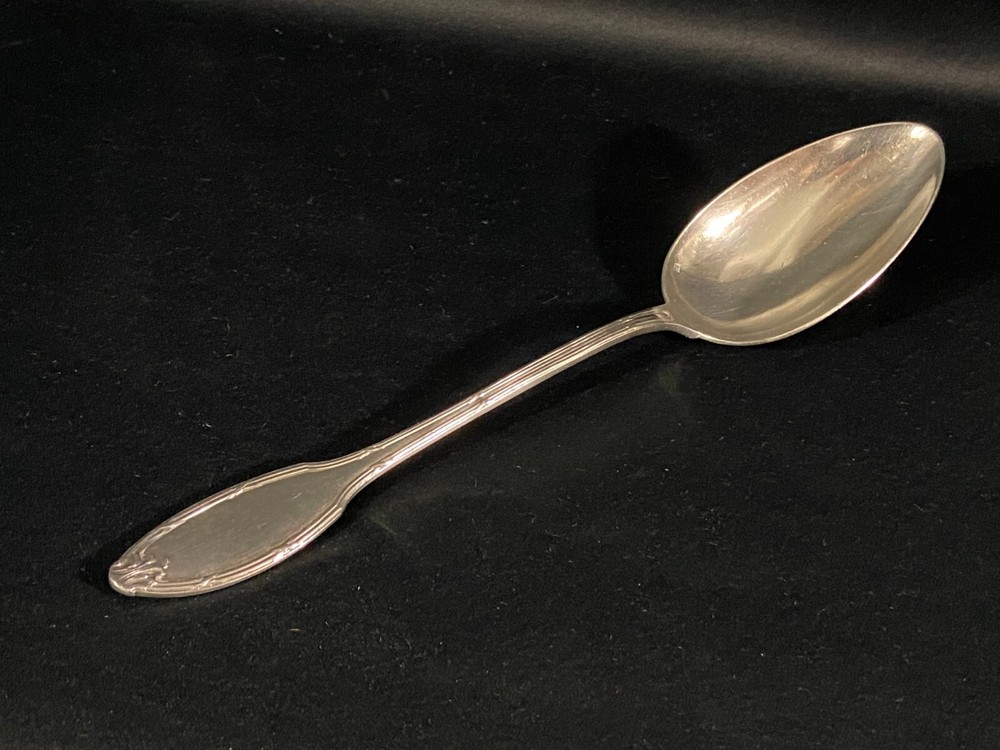 Silver Plated Stew Spoon Style Louis XVI