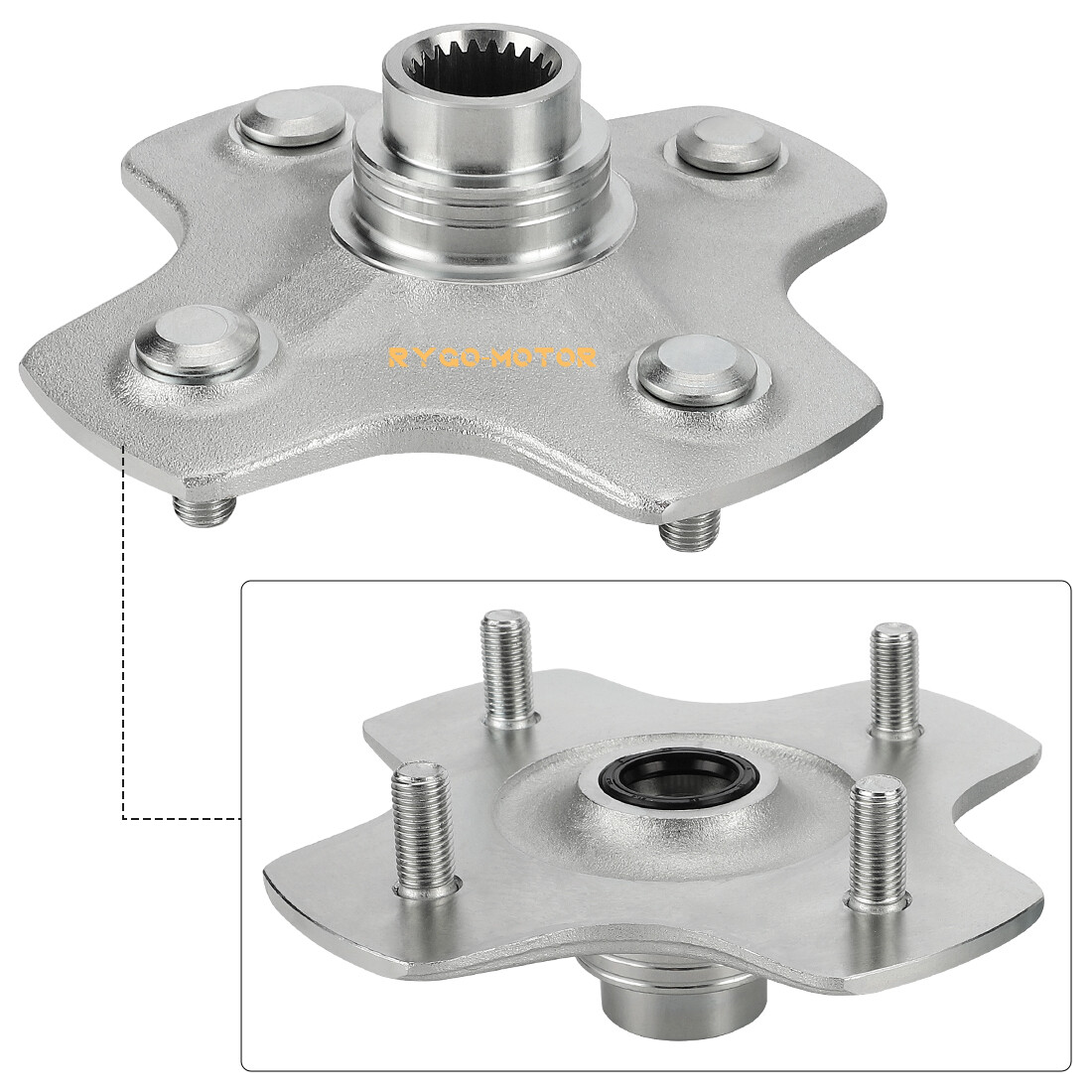 Rear Wheel Hub Left for Honda Foreman 400 450 500 Rancher 350 400 Rubicon 500