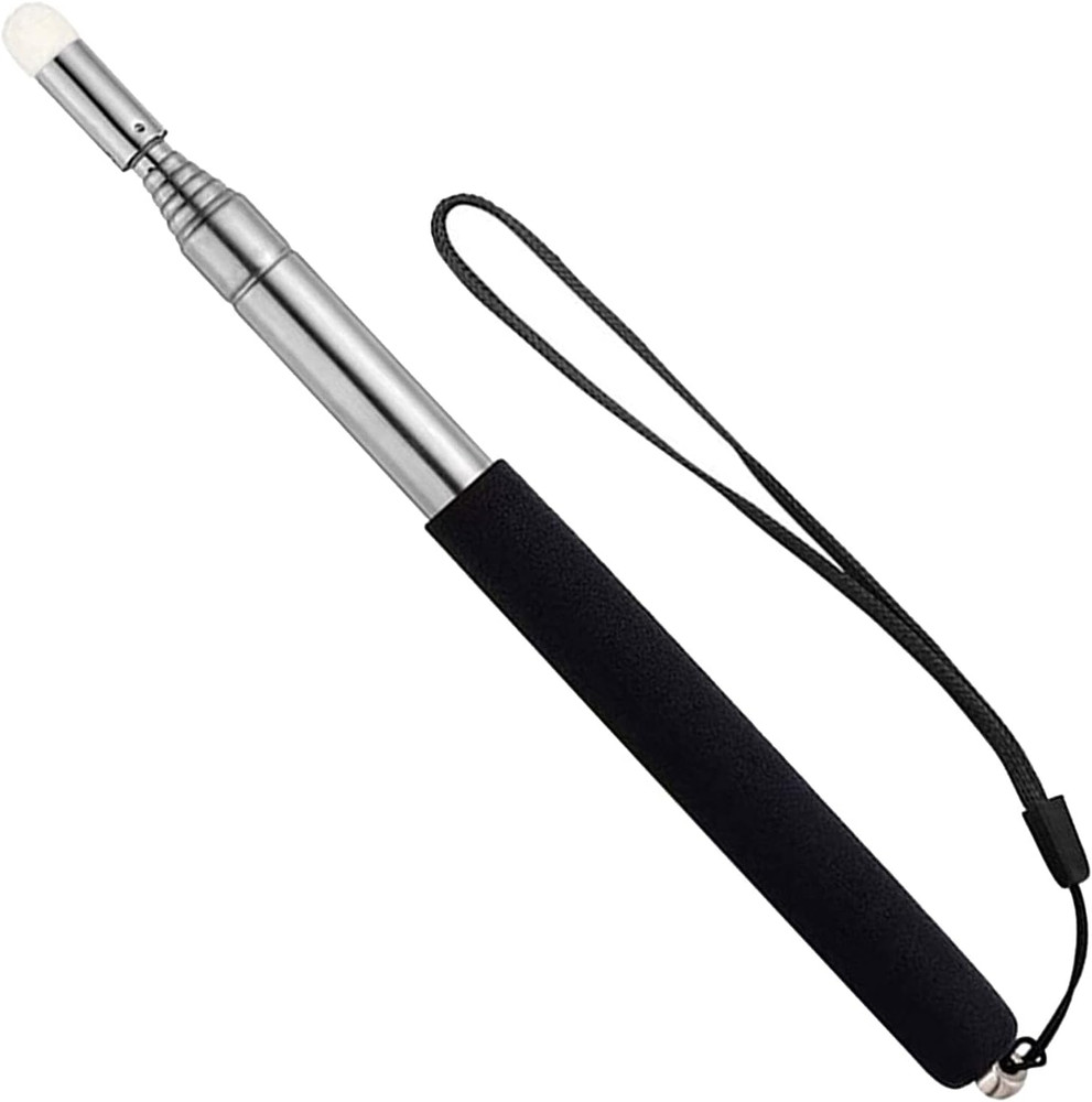 Telescopic Teacher Pointer Stick with Hand Lanyard, Teaching Pointer for Classro