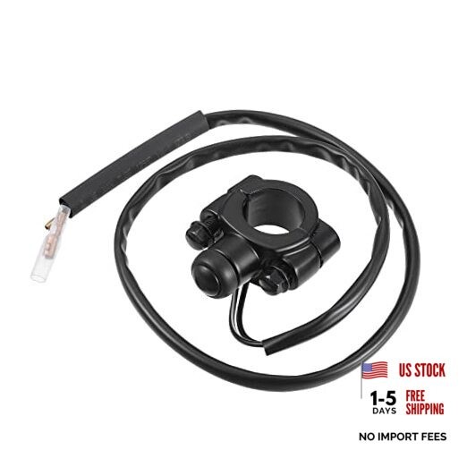 1 Pcs 7/8" Motorcycle Handlebar Control Horn Start Switch Button with