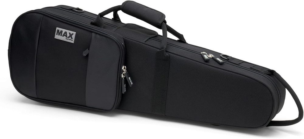 4 4 Violin Case Shaped Hard Shell Lightweight Protective Carrying Case Black