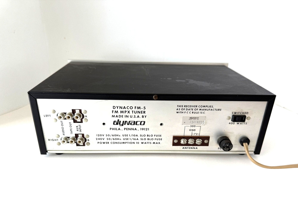 DYNACO FM-5 FM MPX TUNER - AS IS