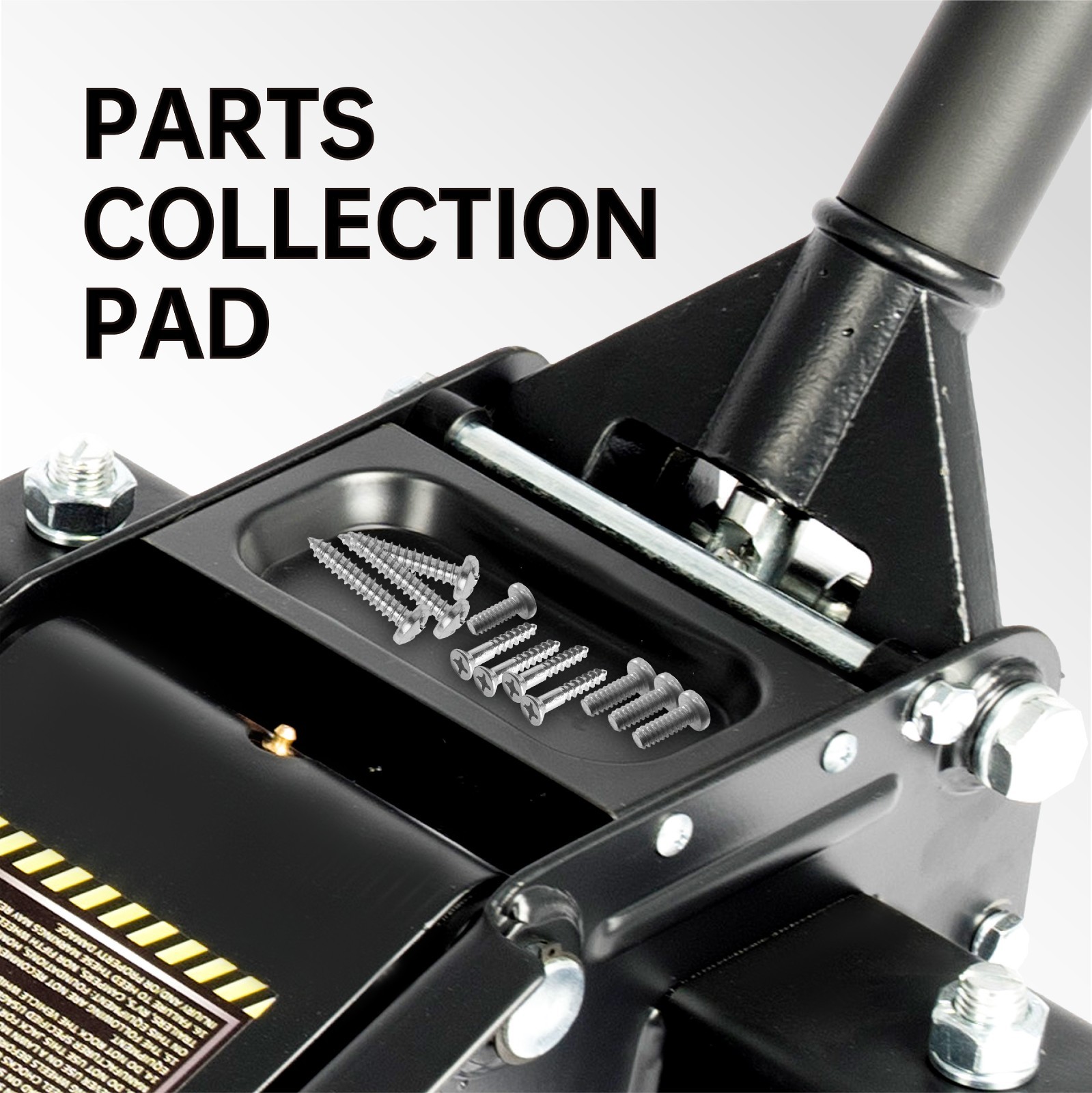 3 Ton Floor Jack Low Profile Rapid Dual Pistons Pump 2.9'' To 19.9'', Orange