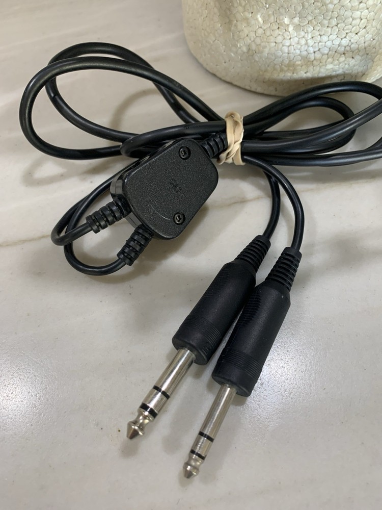 Flightcom Aviation Headset Black Model Unknown