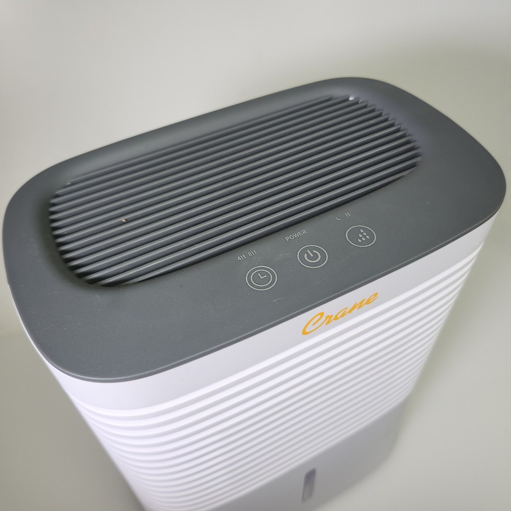 Crane 4 Pint Compact Dehumidifier for Small to Medium Rooms