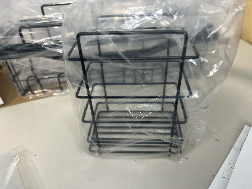 For Bathroom and Kitchen Essentials: 5 - Pack Adhesive Storage Caddy