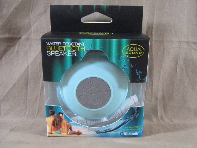 Aqua Sound Water Resistant Bluetooth Speaker