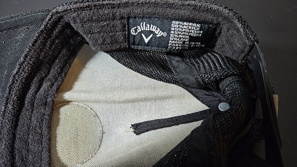 Callaway Carlsbad, CA 1982 Black Strapback Golf Hat