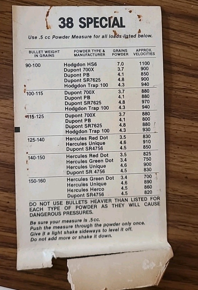 LEE LOADER 38 SPECIAL RELOADING KIT