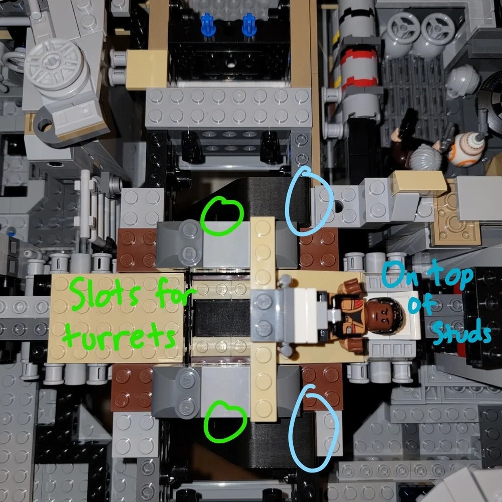 Wall Mount for LEGO UCS Millennium Falcon 75192