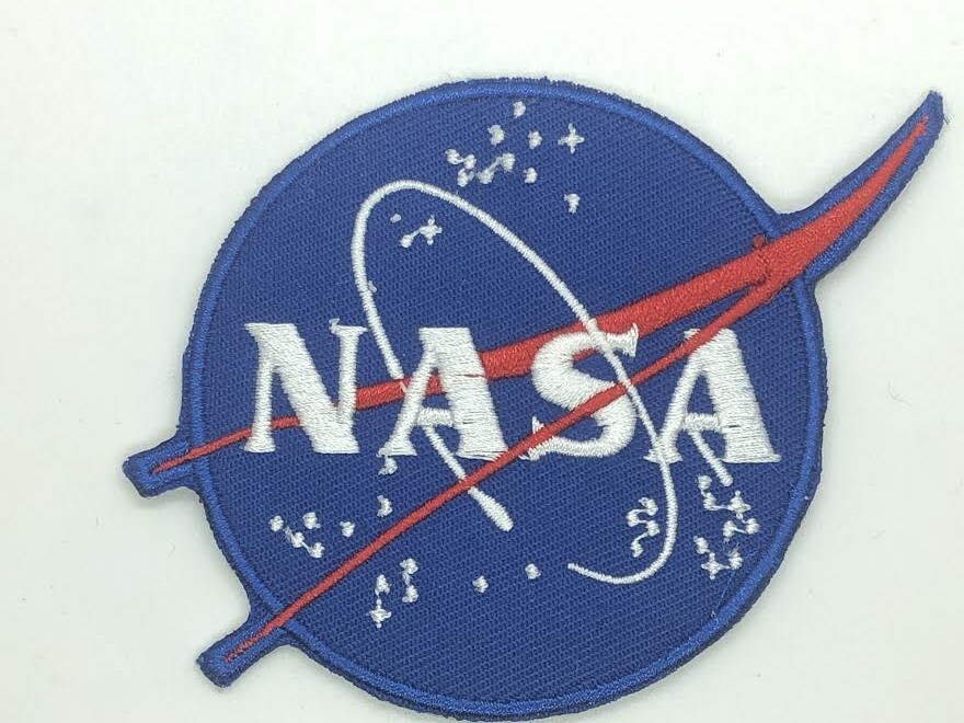 NASA Aerospace EMBROIDERED PATCH, IRON ON, FREE ship