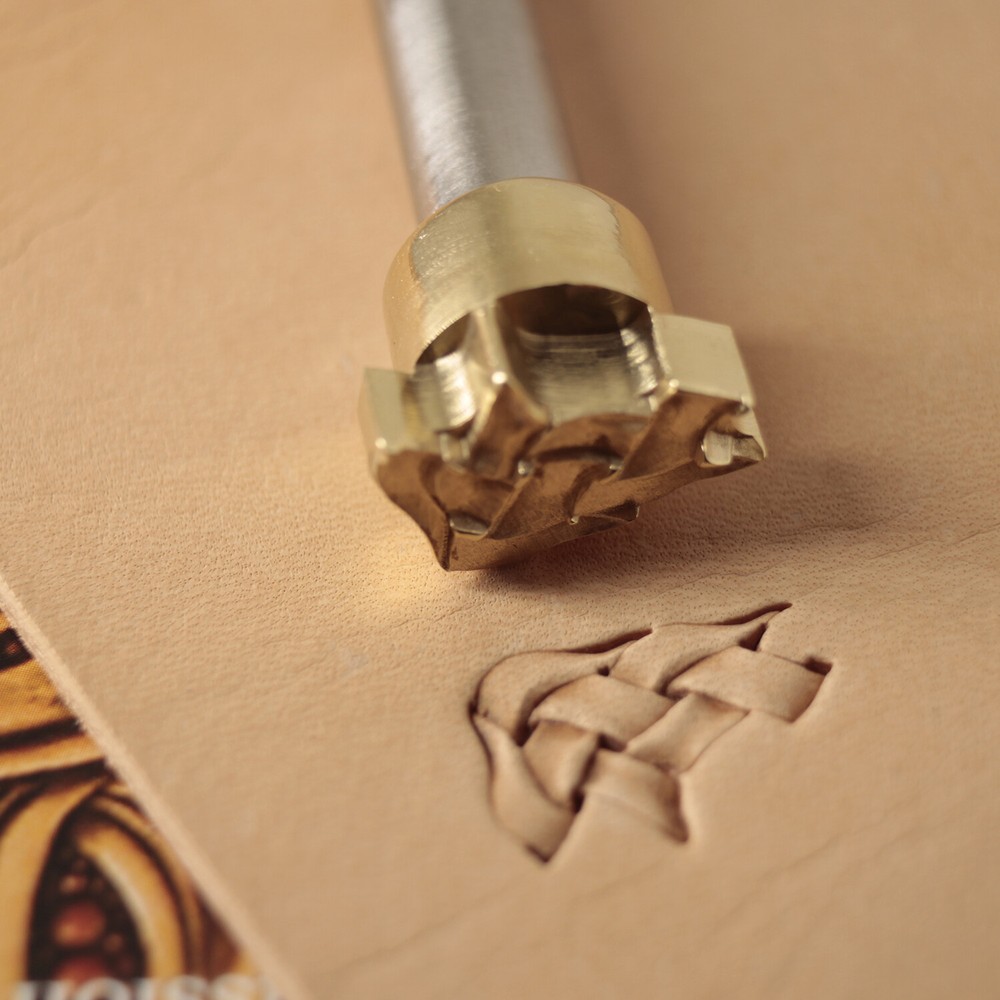Leather stamp tool for leather craft DIY brass stamp #317Y - angular for #317