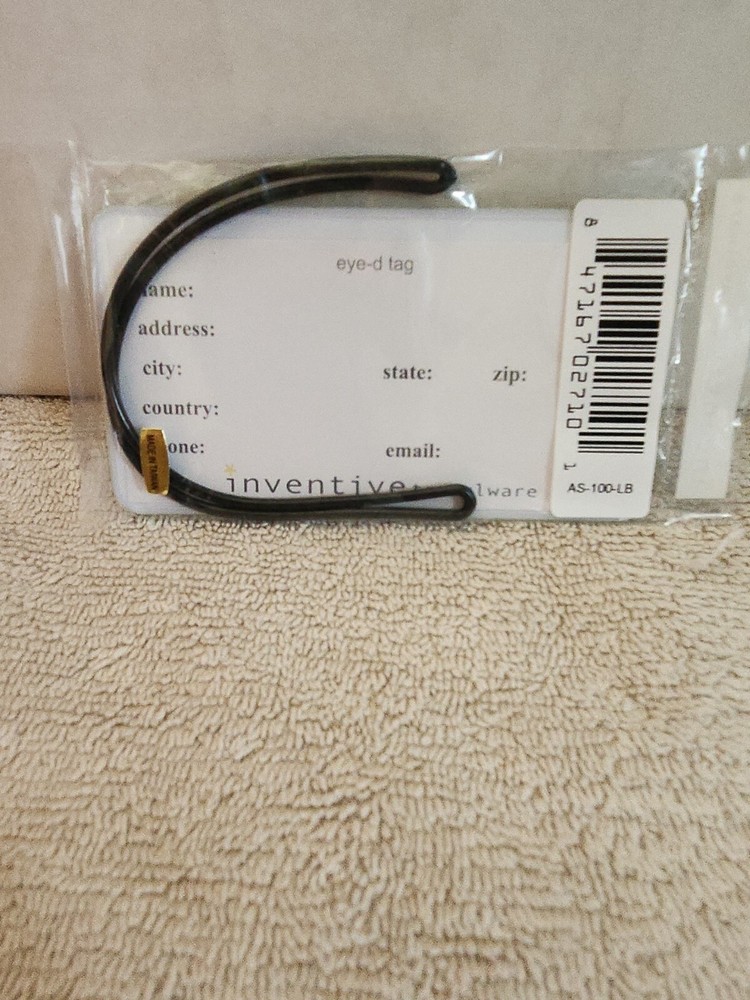Inventive Travelware " A " Green Luggage Tag
