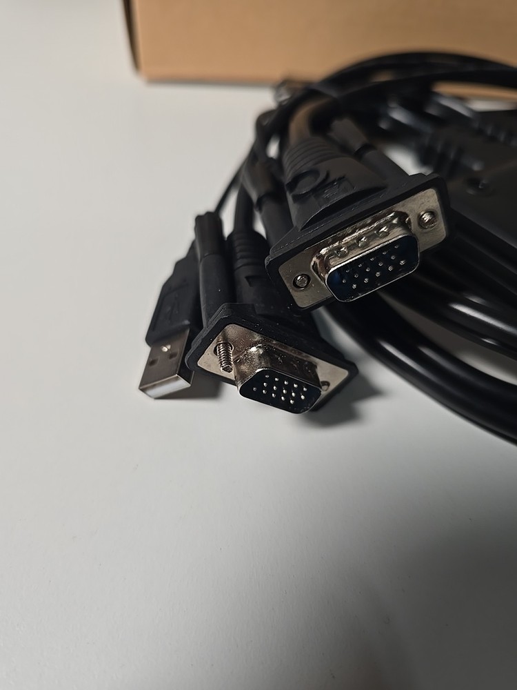 2 Port Series Matrix Splitter Converter KVM Switch