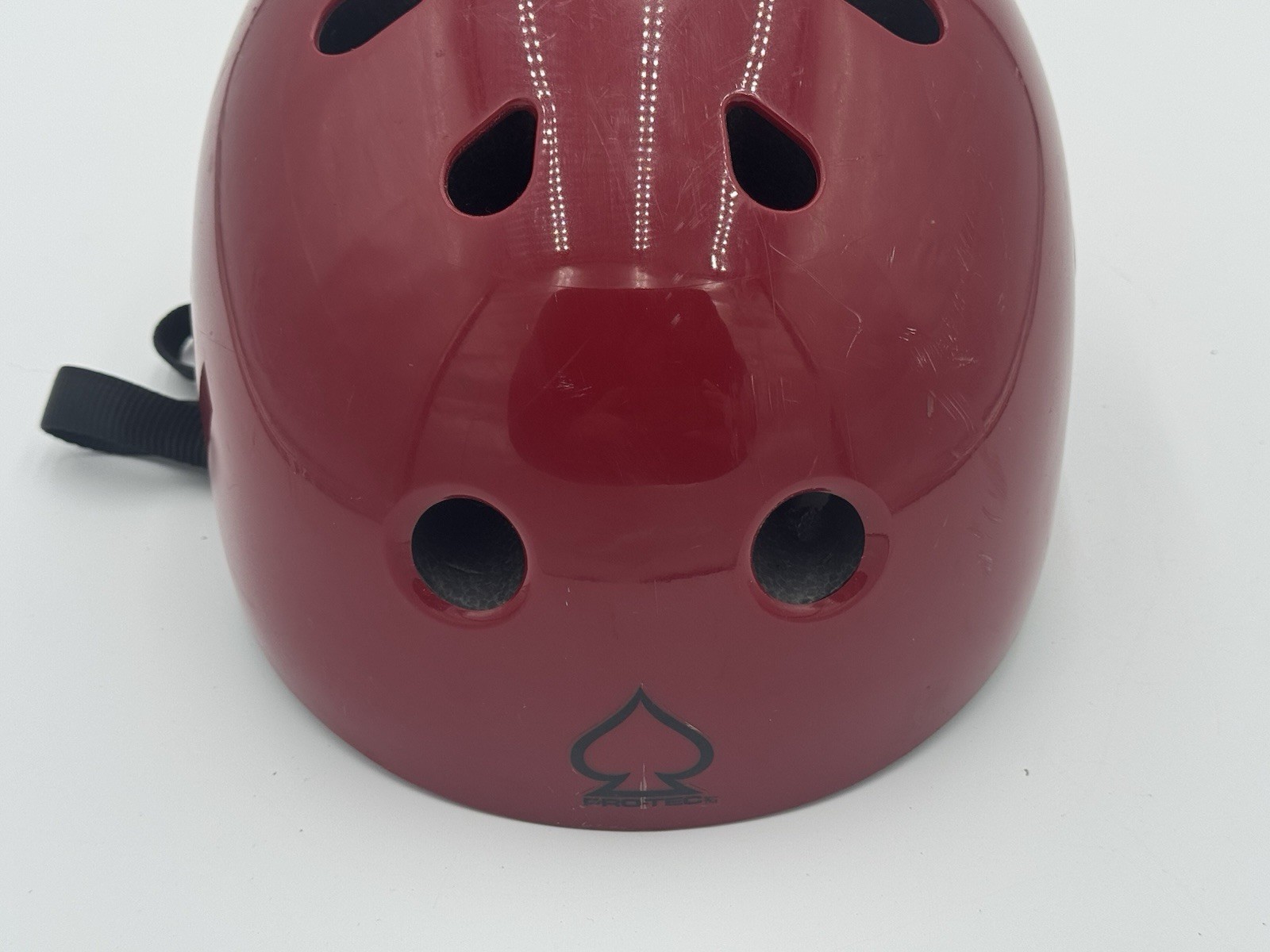 Pro-Tec "The Classic" Skate Red Skateboard Helmet Old School Size S/M 53-56 cm