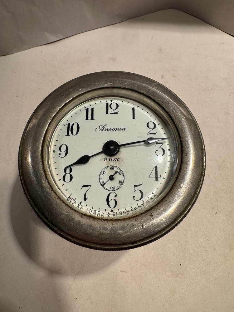 Antique Ansonia Car/Automobile Clock