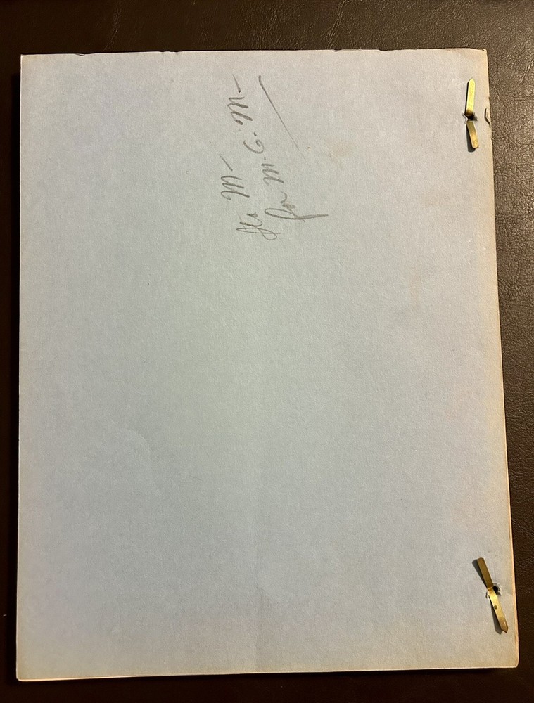 The New Breed Original TV Script