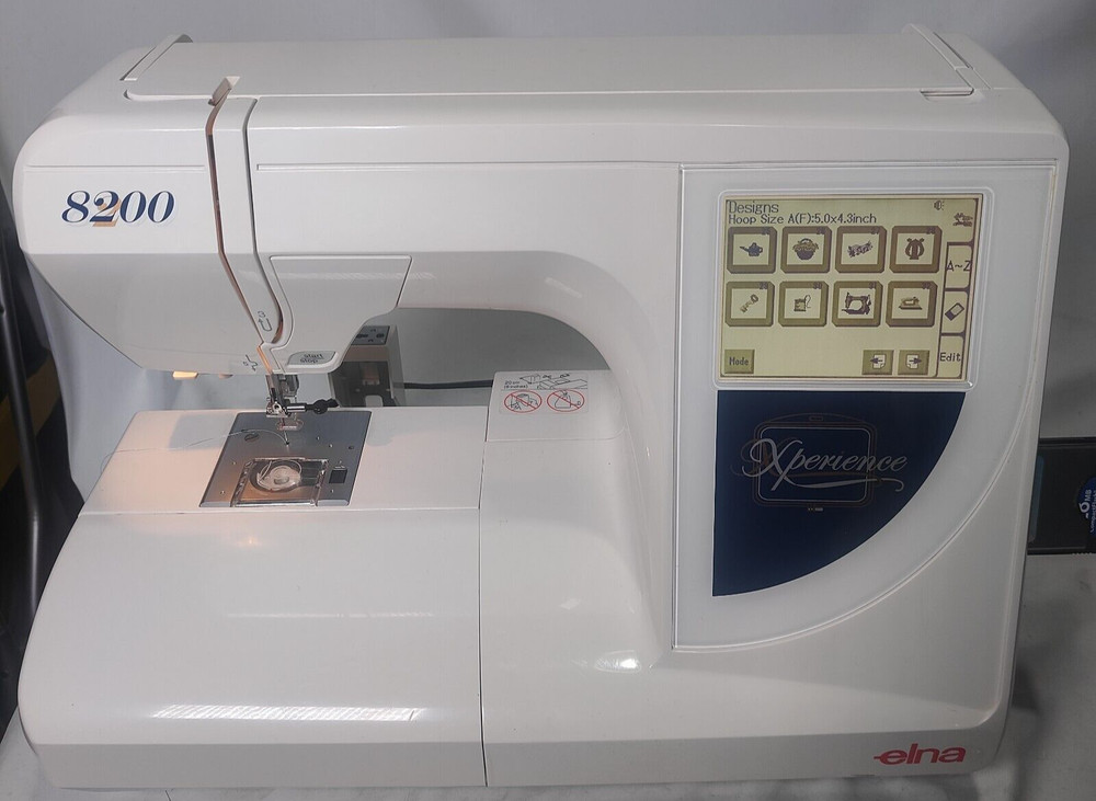 Elna 8200 Xperience Embroidery Only Machine Computer Controlled UnTested