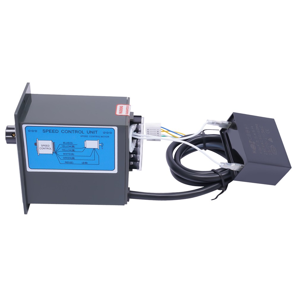 250W 110V AC Gear Motor with Variable Speed Controller and Bracket Single Phase