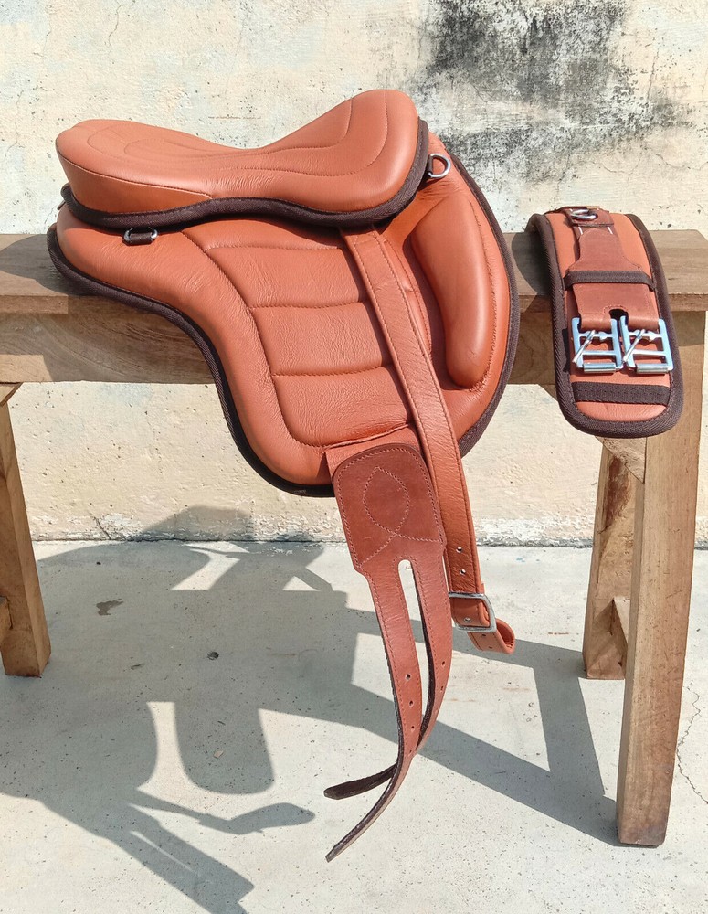 High Quality Leather Treeless freemax Saddle Size all