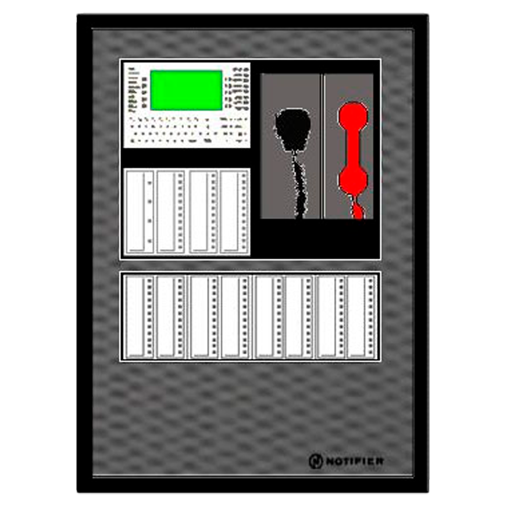 NOTIFIER ADDR-C4 - Audio Command Door For Cab-C4, Black