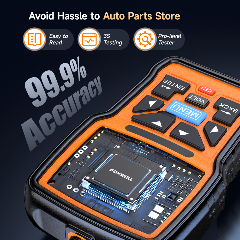 FOXWELL BT301 Auto Battery Tester Electrical System Diagnostic & Analysis Tool