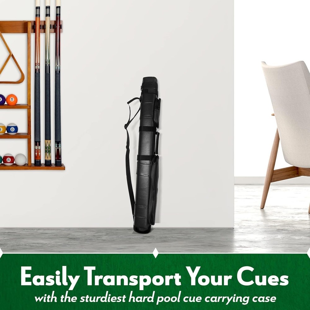 Portable Billiards Cue Cover - Adjustable Strap