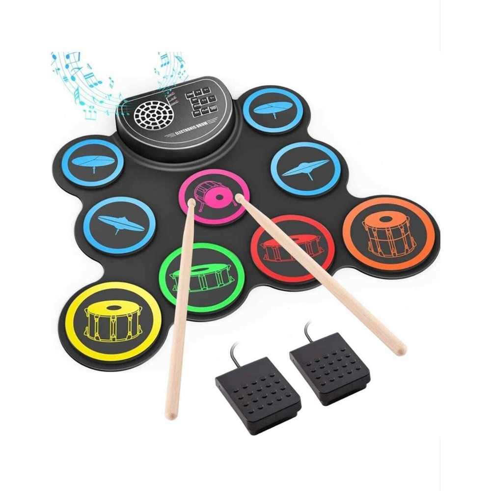Electronic Drum Set Roll Up Portable Drum Kit