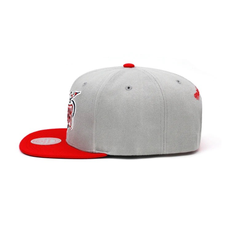 Mitchell & Ness Grey/Red NBA Houston Rockets Reload 2.0 HWC Snapback - OSFA