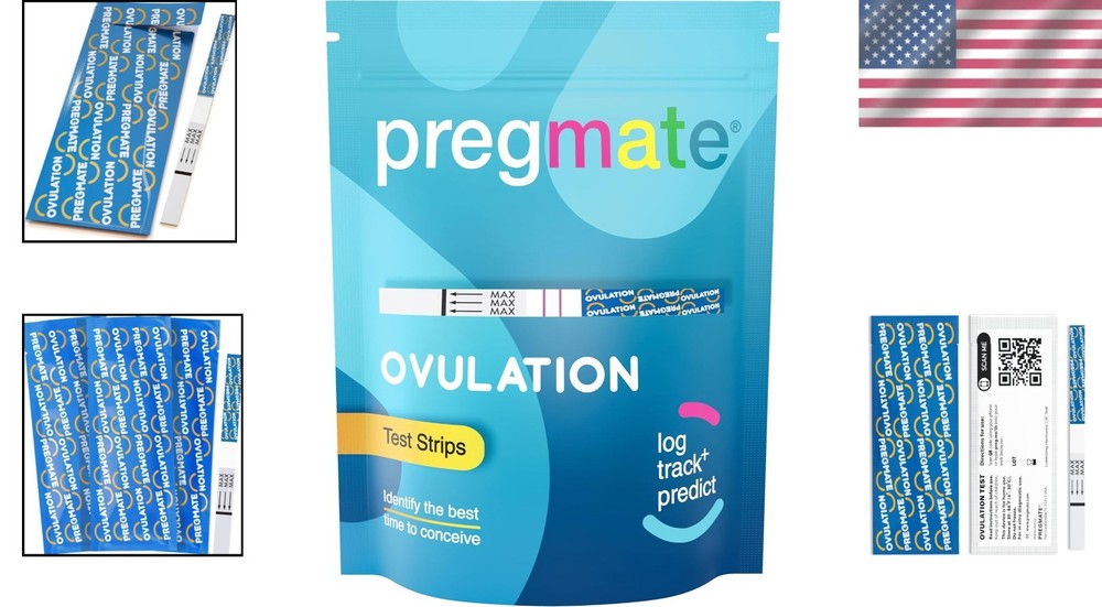 Instant Result Ovulation Strips 25 Count - Easy to Use with 99% Precision