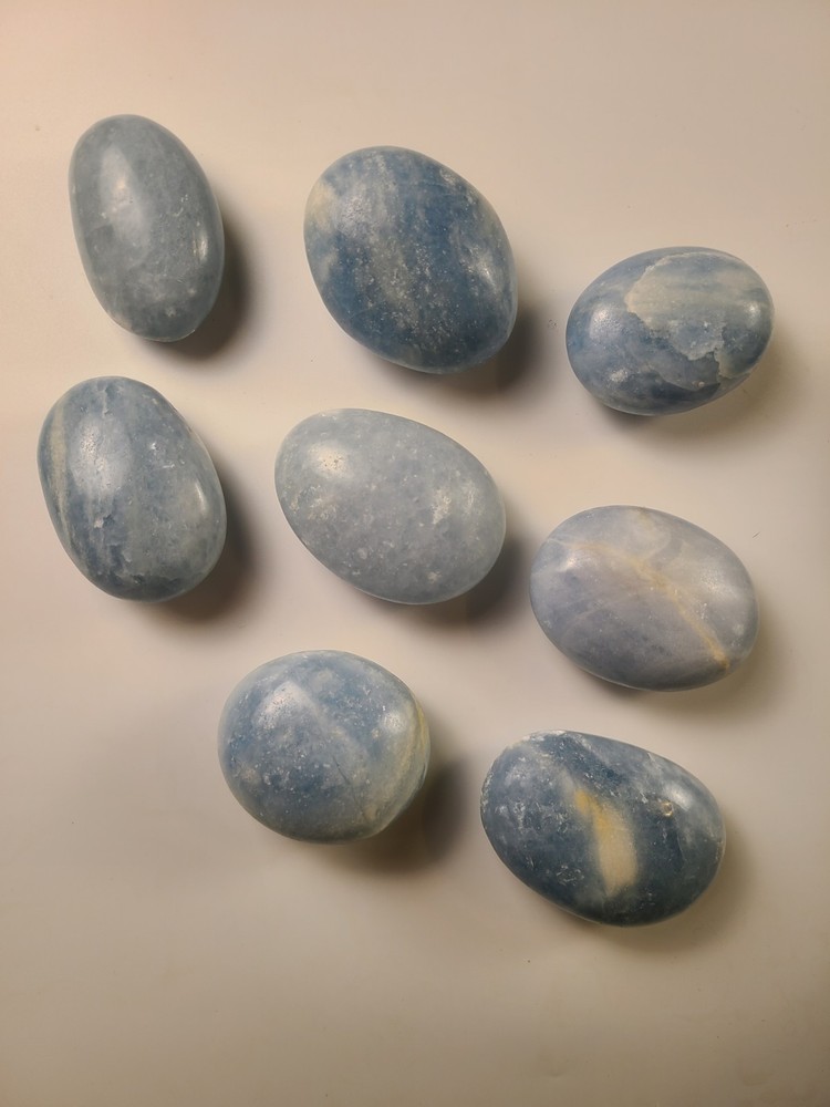Celestite Medium Palm Stone