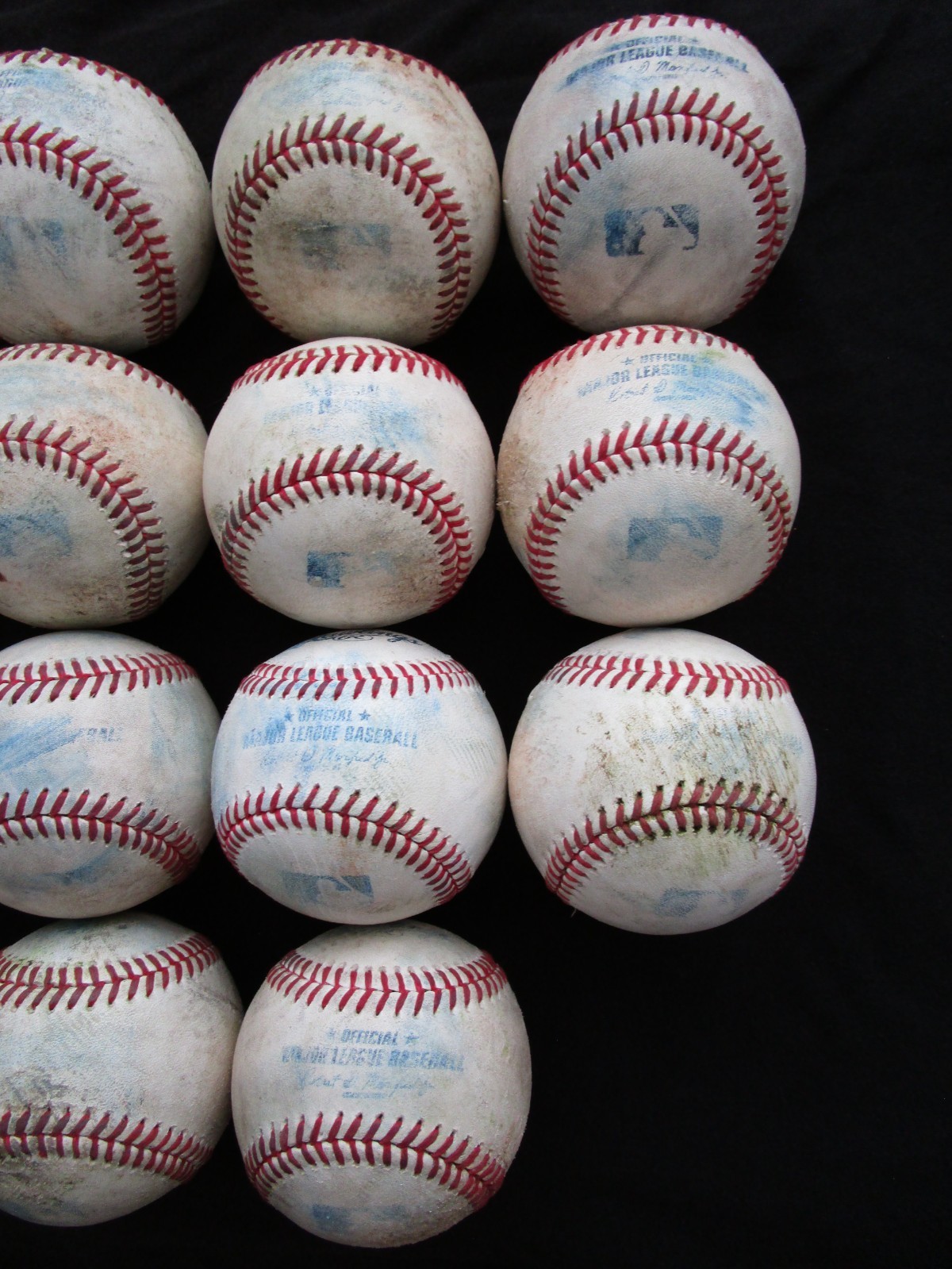 Lot of 18 Rawlings Official Major League Baseballs Manfred Jr MLB 1 1/2 Dozen