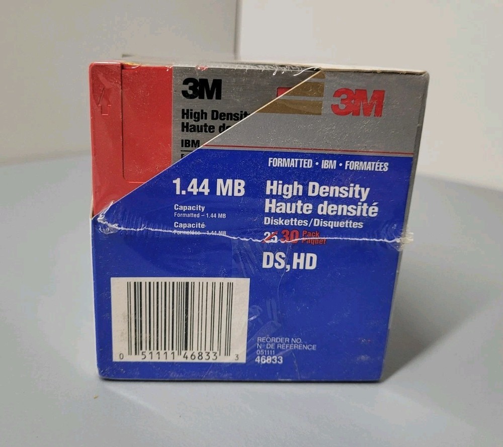 NEW Imation IBM 30 Formatted 1.44MB Rainbow Diskettes Sealed
