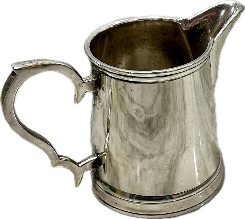 Silver Plated Creamer Stamped India