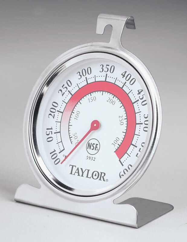 Taylor OVEN THERMOMETER Instant Read Analog Extra Large Colorful Dial 5932 NEW!!