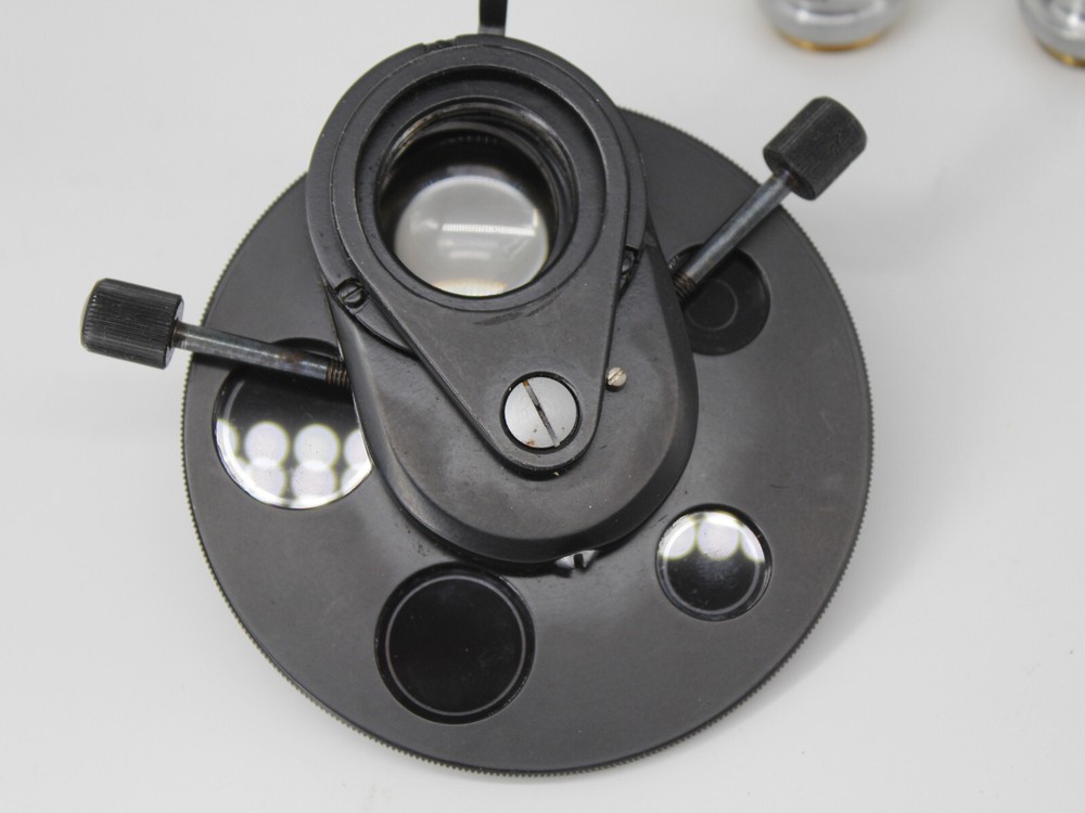 Rare LOMO Microscope MFA-2 Negative Phase Contrast 2 objectives #CR4