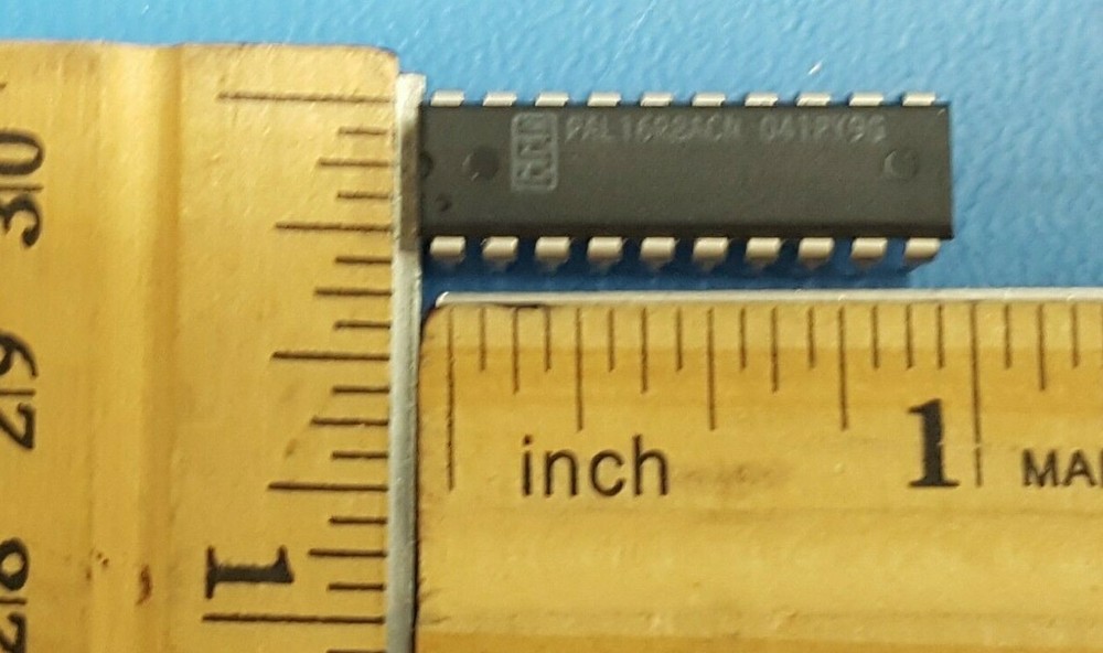 ( 4pcs ) IC, PAL16R8ACN, MMI, Programmable Array Logic, 20 Pin